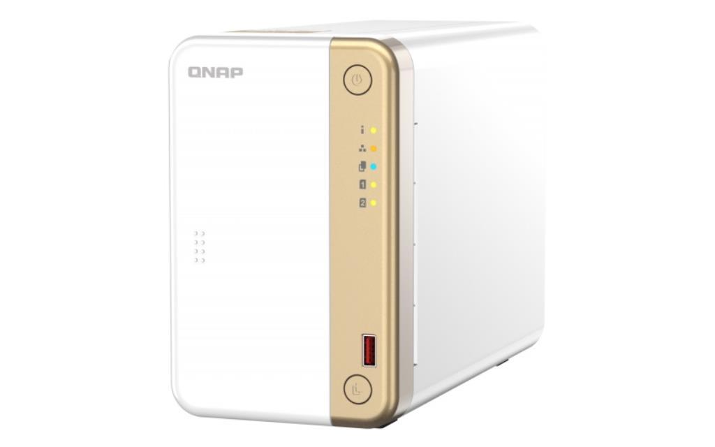 NAS assemblato QNAP Tower TS-262-4G-4TIW 4TB (2x2TB) con HDD Seagate IronWolf