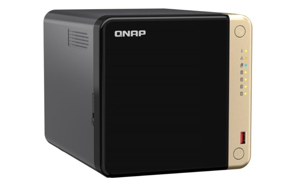 NAS assemblato QNAP Tower TS-464-8G 4TB (4x1TB) con dischi WD Ultrastar