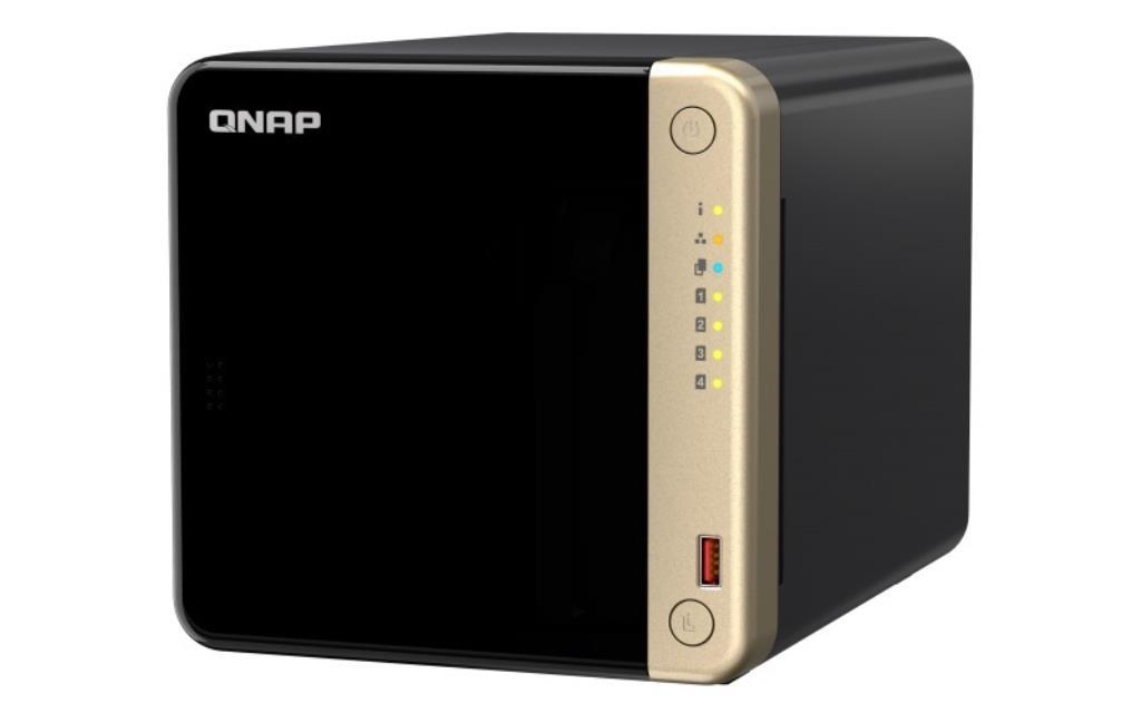 NAS assemblato QNAP Tower TS-464-8G 40TB (4x10TB) con dischi WD Red PRO