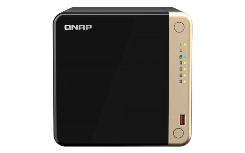 NAS assemblato QNAP Tower TS-464-8G 64TB (4x16TB) con dischi WD Red PRO