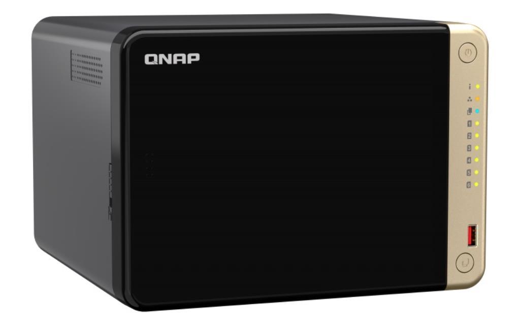 NAS assemblato QNAP Tower TS-664-8G 84TB (6x14TB) con dischi Seagate IronWolf Pro