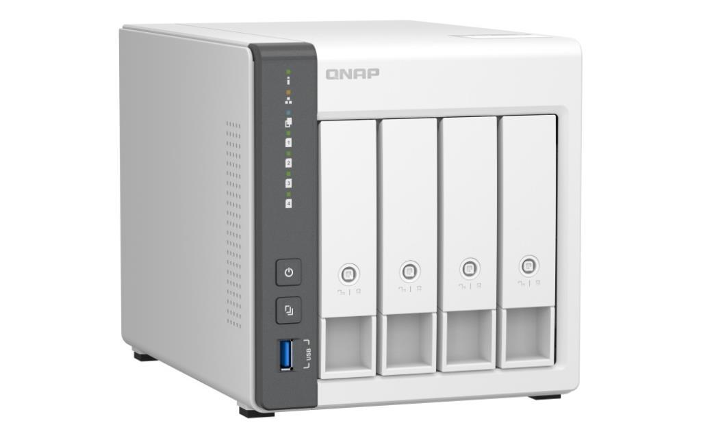 NAS assemblato QNAP TS-433-4G 56TB (4x14TB) con HDD Seagate IronWolf Pro