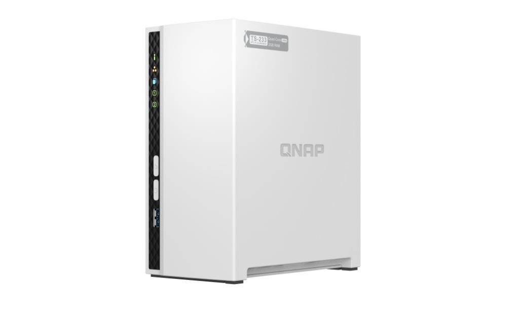 NAS assemblato QNAP TS-233 24TB (2x12TB) con HDD WD Ultrastar
