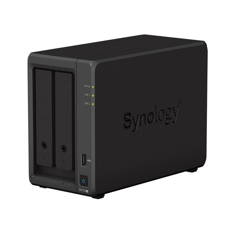 NAS assemblato Synology DS723+ 16TB (2x8TB) con HDD Synology HAT