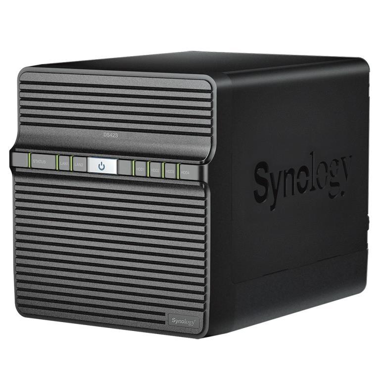 NAS assemblato Synology DS423 16TB (4x4TB) con HDD Synology HAT 33xx