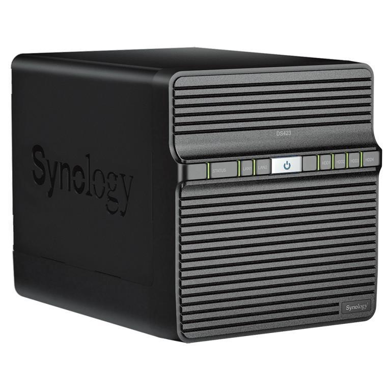 NAS assemblato Synology DS423 24TB (4x6TB) con HDD Synology HAT 33xx
