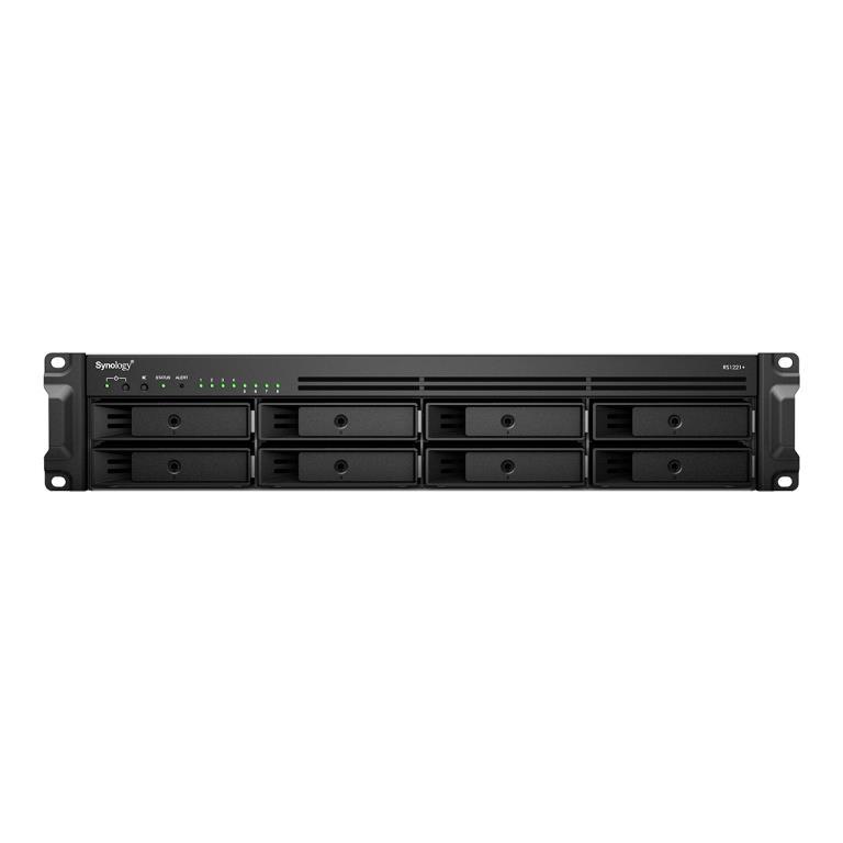 NAS assemblato Synology RS1221RP+ 128TB (8x16TB) con HDD Synology HAT 33xx