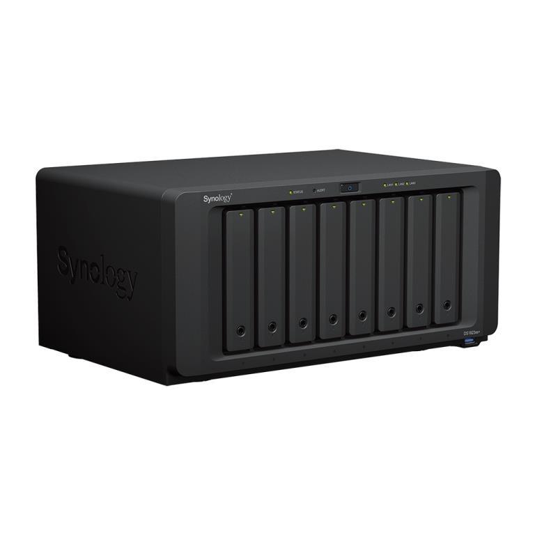 NAS assemblato Synology DS1823XS+ 64TB (8x8TB) con HDD Synology HAT 33xx