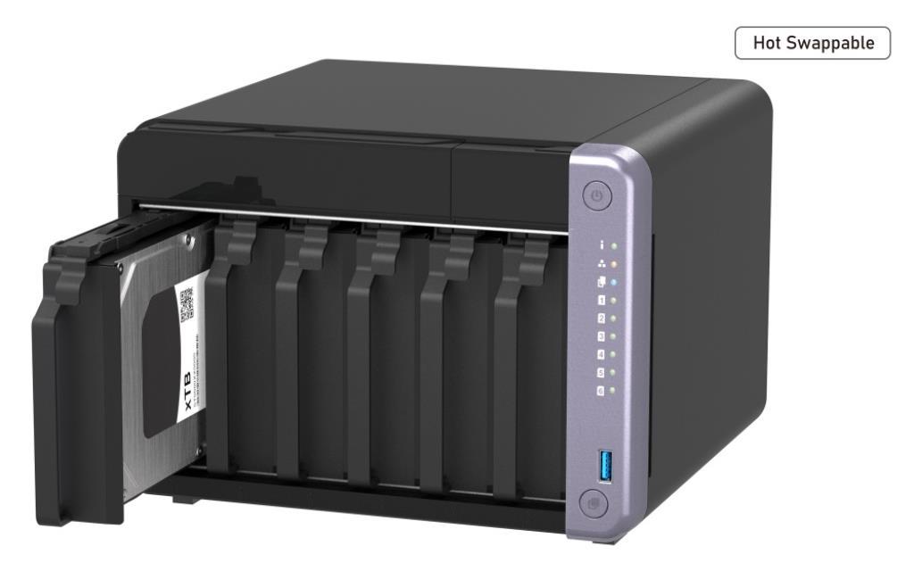 NAS assemblato QNAP TS-632X-4G 18TB (6x3TB)con HDD Seagate IronWolf