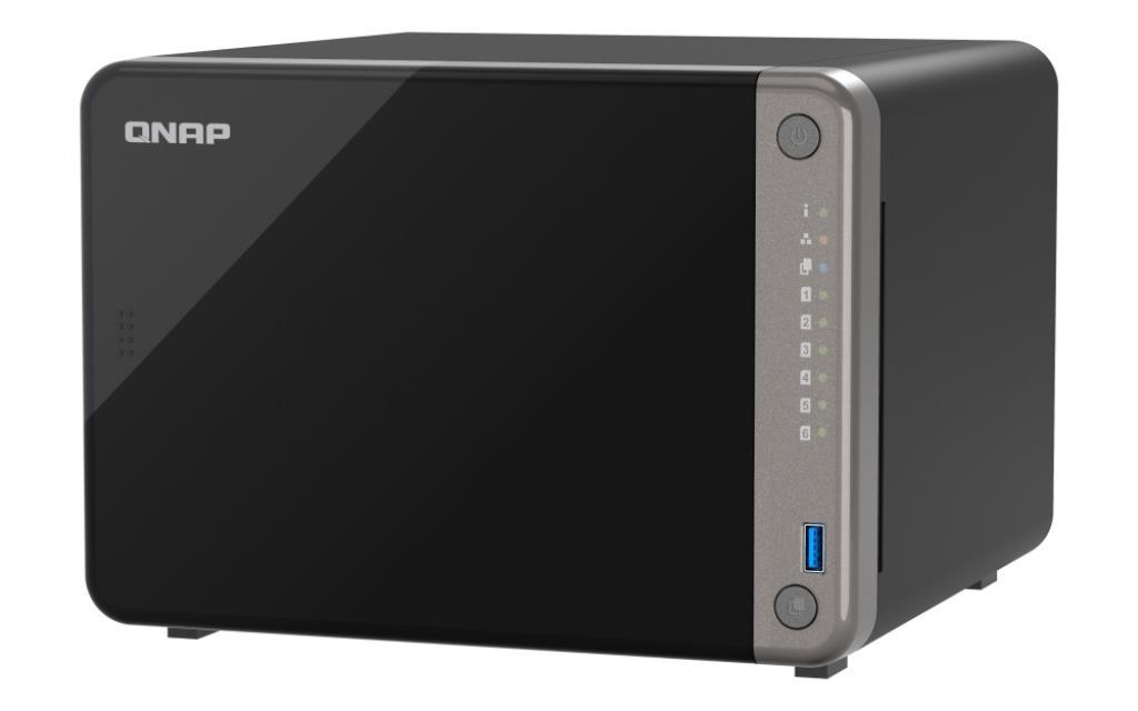 NAS assemblato QNAP TS-AI642-8G 48TB (6x8TB)con HDD WD Red NAS