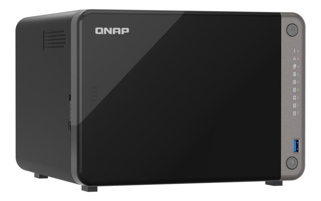 NAS assemblato QNAP TS-AI642-8G 96TB (6x16TB)con HDD Seagate IronWolf Pro