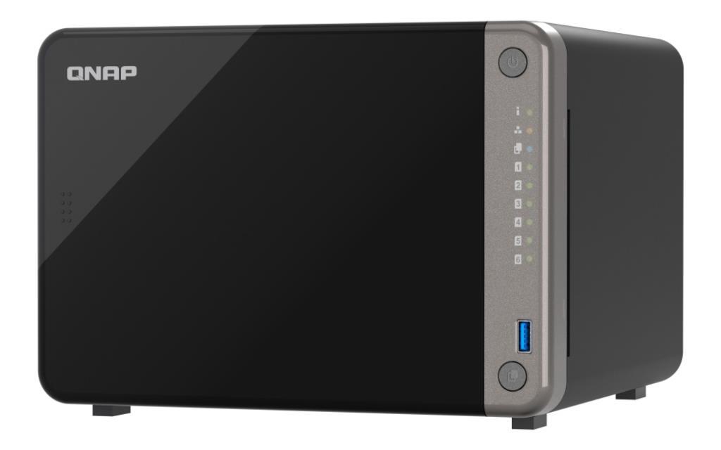 NAS assemblato QNAP TS-AI642-8G 96TB (6x16TB)con HDD Seagate IronWolf Pro