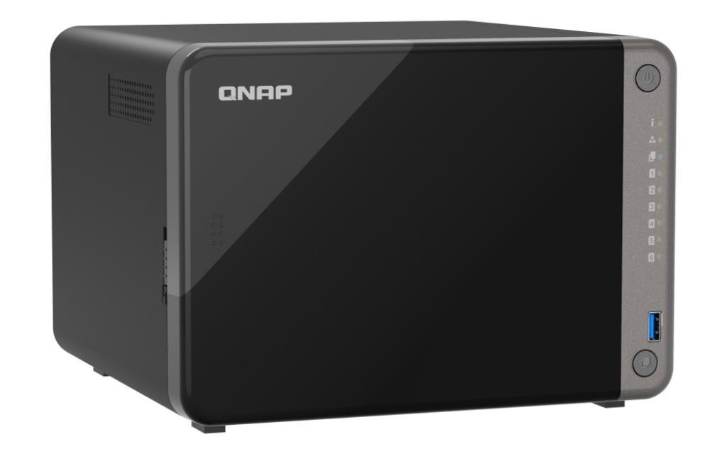 NAS assemblato QNAP TS-AI642-8G 96TB (6x16TB)con HDD Seagate IronWolf Pro