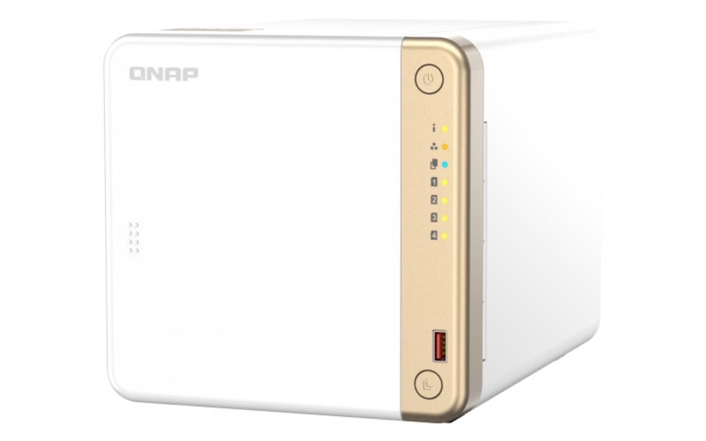 NAS assemblato QNAP TS-462-4G 32TB (4x8TB)con HDD WD Red NAS