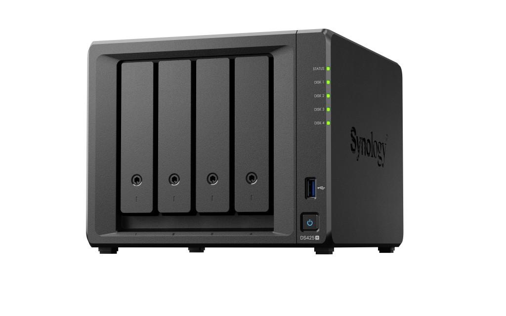 NAS assemblato Synology DS425+ 28TB (4x7TB) con SSD Entreprise