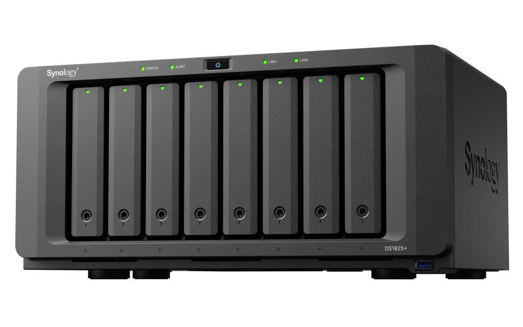 NAS assemblato Synology DS1825+ 64TB (8x8TB)con HDD Synology HAT 33xx