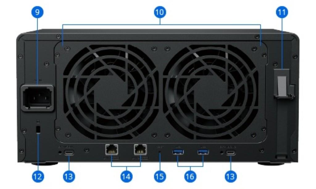 NAS assemblato Synology DS1825+ 32TB (8x4TB)con HDD Synology HAT Entreprise