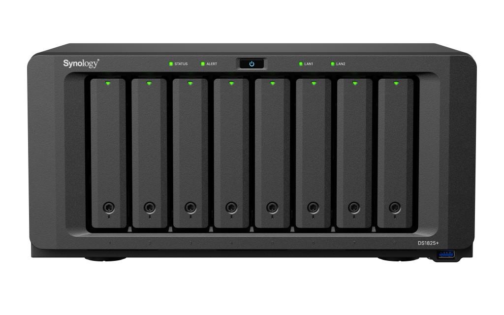 NAS assemblato Synology DS1825+ 160TB (8x20TB)con HDD Synology HAT Entreprise