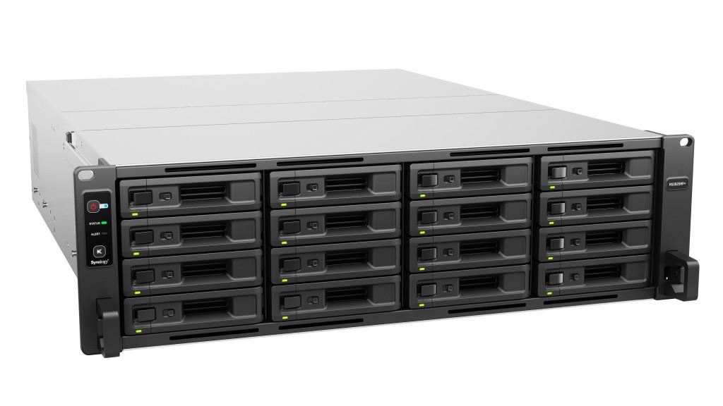 NAS assemblato Synology RS2825RP+ 64TB (16x4TB)con HDD Synology HAT Entreprise