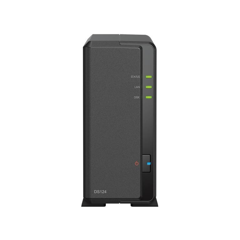 NAS assemblato Synology DS124 8TB (1x8TB)con HDD Synology HAT Entreprise