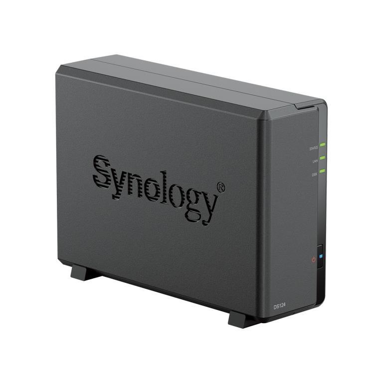 NAS assemblato Synology DS124 7TB (1x7TB) con SSD Entreprise