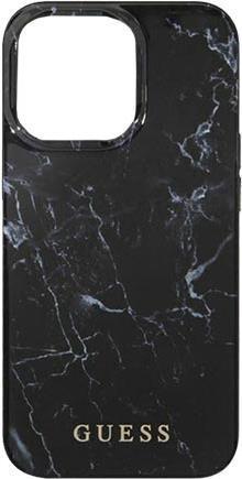 Indovina la copertina rigida marmo nero, per Apple iPhone 13 Pro Max, GuHCP13XPCUMABK, Blister (GUHCP13XPCUMABK)