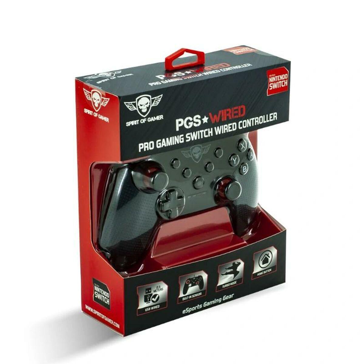 MANETTE DE JEU SPIRIT OF GAMER PRO GAMING POUR NINTENDO SWITCH (NOIR)