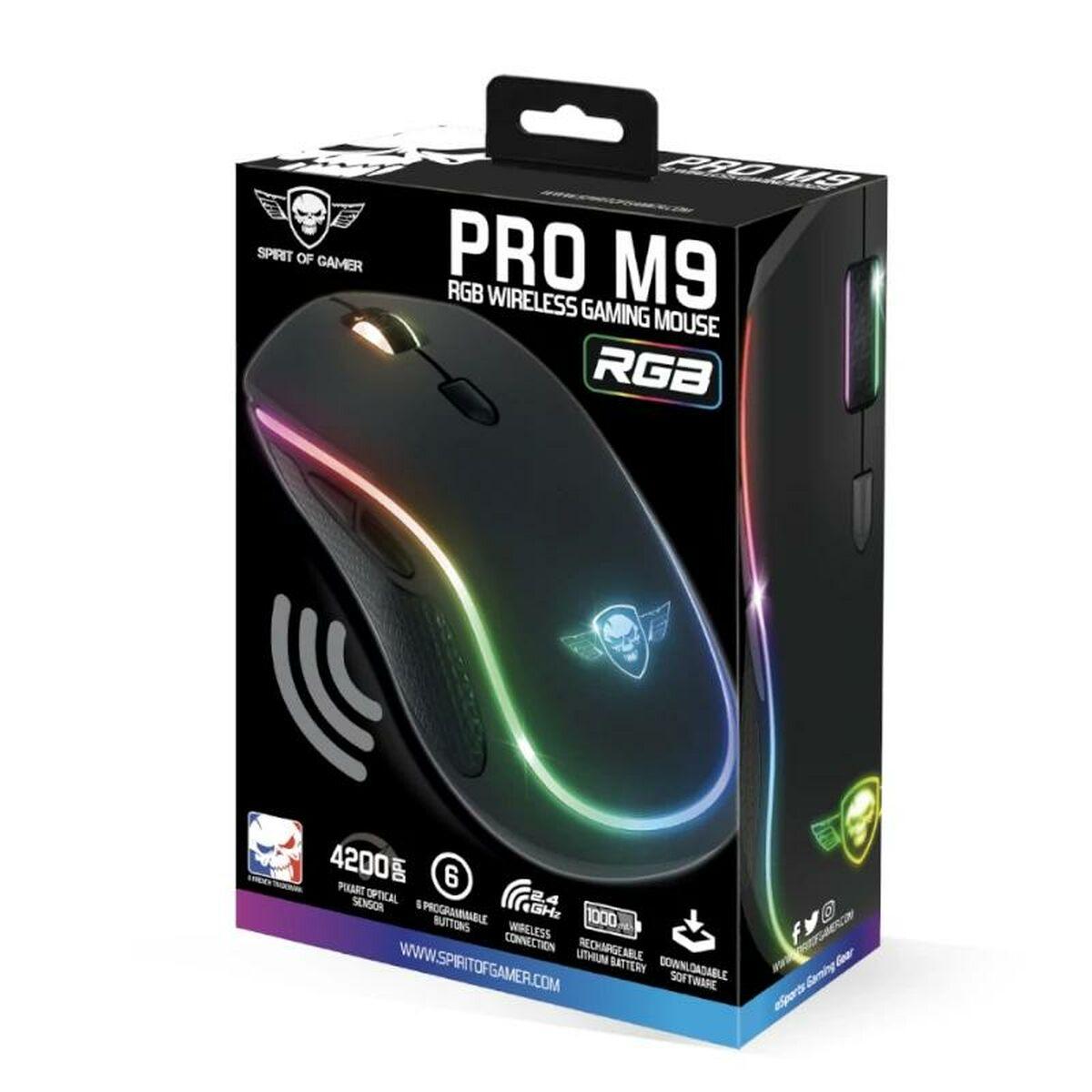 Mouse wireless Spirit of Gamer Pro M9 RGB