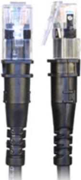 Cavo patch Patchsee ThinPatch UTP CAT 6a nero 4 m - fino a 10 Gbit/s e compatibile POE - doppino intrecciato U-UTP non schermat