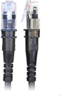 PatchSee ThinPATCH - Cavo patch - Da RJ-45 (M) a RJ-45 (M) - 15 m - 49 mm - FTP - CAT 6a - IEEE 802.3at - schermato senza aloge