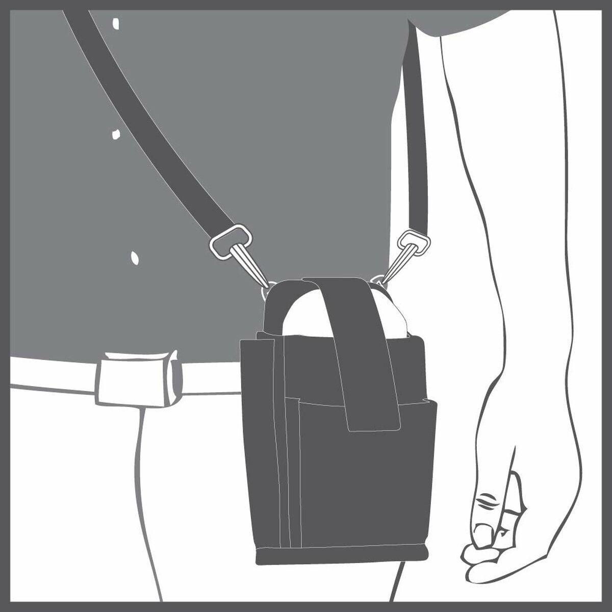 Mobilis 031002 custodia per cellulare Nero (HOLSTER M HHD BELT)