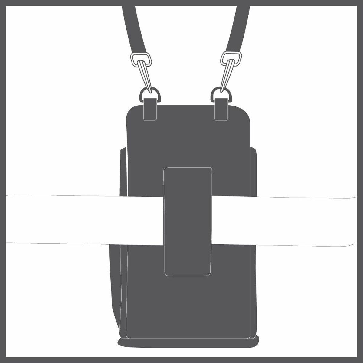 Mobilis 031002 custodia per cellulare Nero (HOLSTER M HHD BELT)
