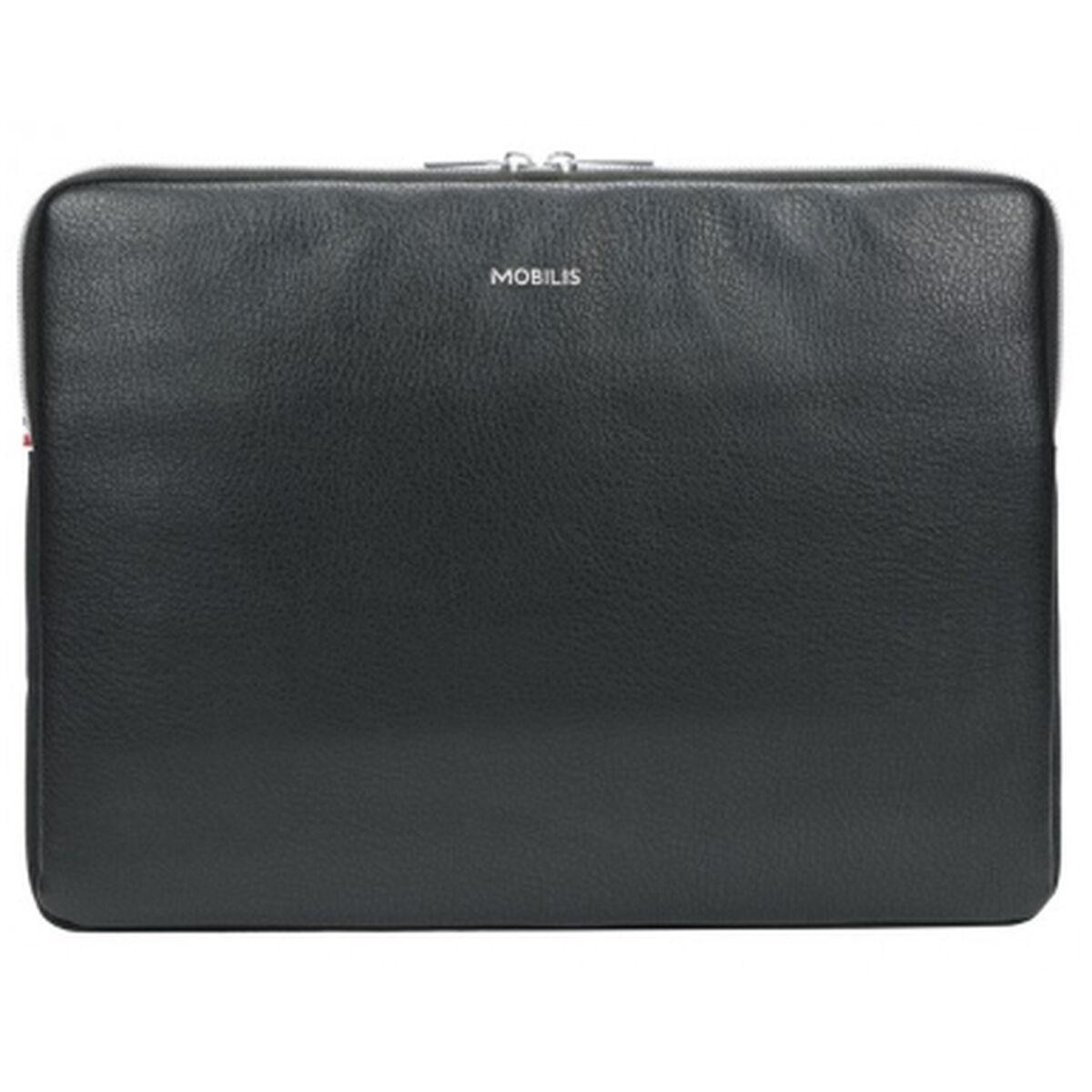 Mobilis PURE SLEEVE borsa per notebook 356 cm 14 Custodia a tasca Nero Argento (PURE SLEEVE 12.5-14IN SILVER - ZIP)
