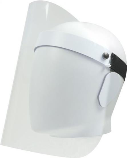 Mobilis 888006 maschera facciale di protezione 50 g 10 pezzoi (FOLDING FACE SHIELD BOX OF 10 - TRANSPARENT MOQ 26PCS)