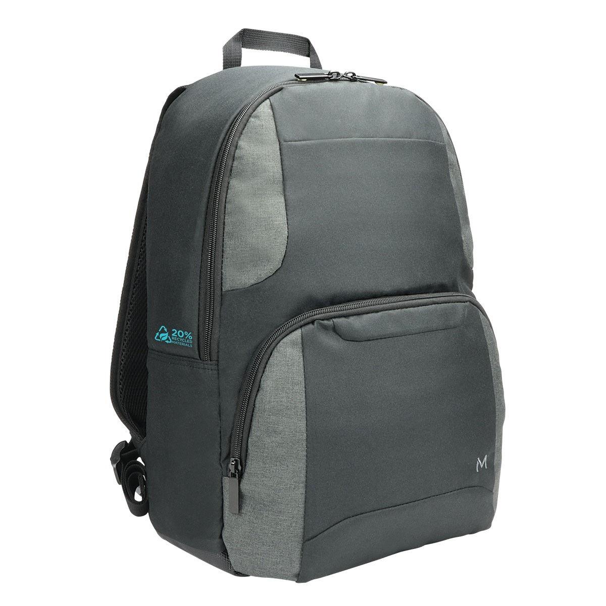 Mobilis TheOne borsa per notebook 39,6 cm [15.6] Zaino Grigio (THEONE BASIC BACKPACK - 14-15.6ININ 20 RECYCLED)