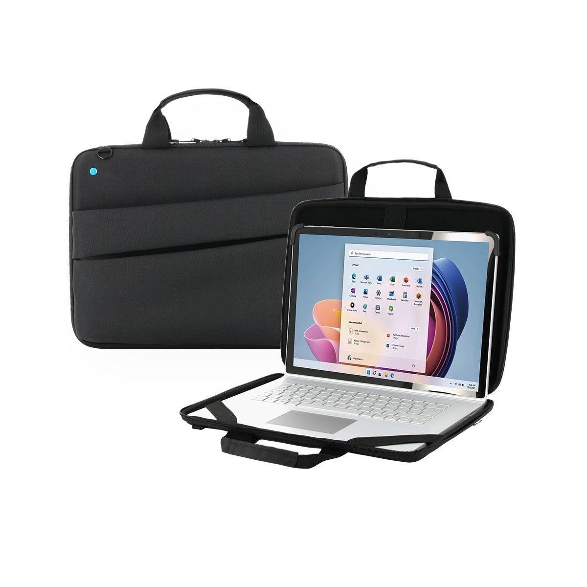 Mobilis TheOne borsa per notebook 35,6 cm [14] Valigetta ventiquattrore Nero (THEONE RUGGED CASE CLAMSHELL - 12.5-14IN - BLACK