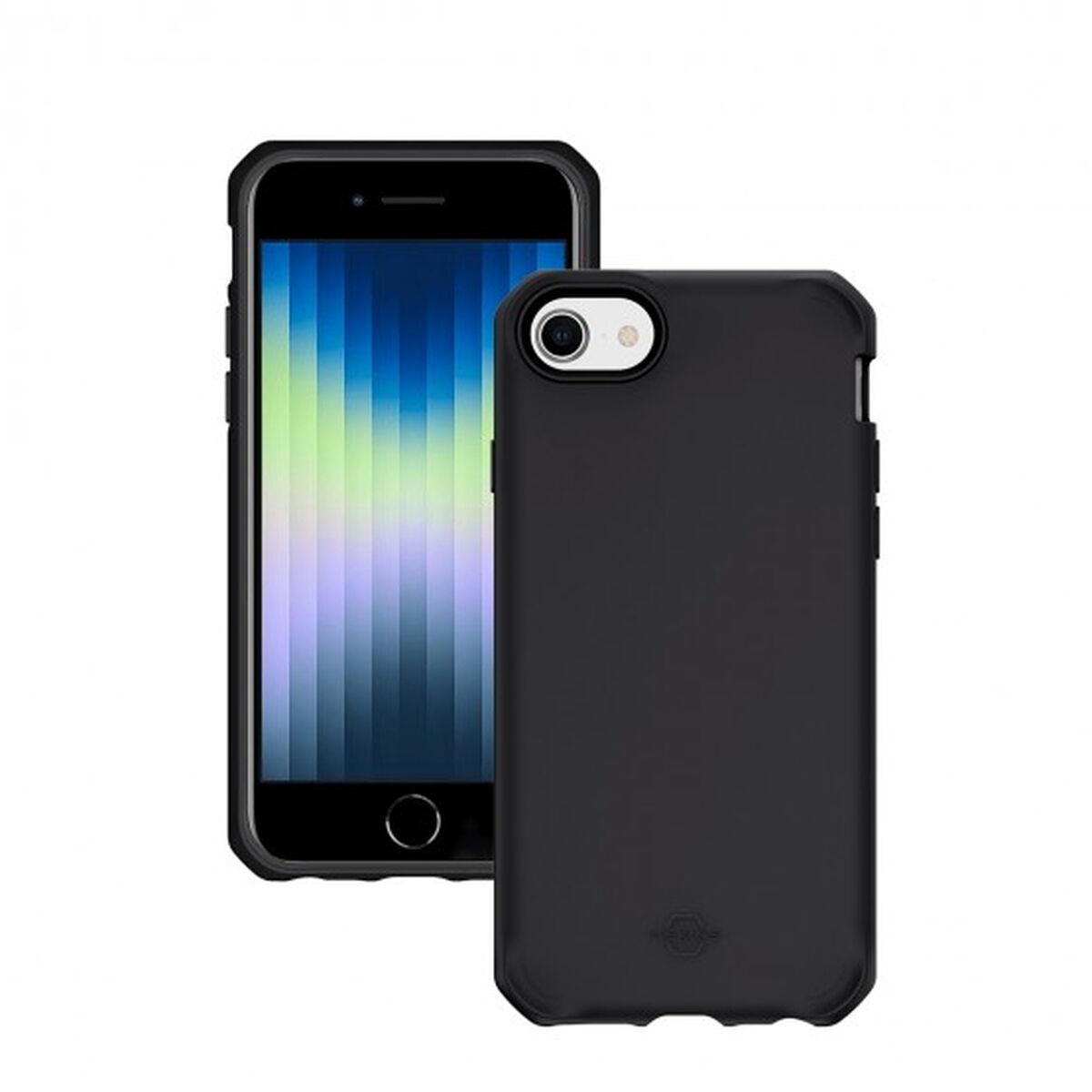 Mobilis 066023 custodia per cellulare 11,9 cm [4.7] Cover Nero (SPECTRUM CASE FOR IPHONE SE - - SOLID BLACK MAT - SOFT BAG)