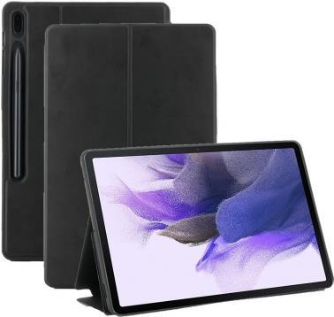 Mobilis 068006 custodia per tablet 31,5 cm [12.4] Custodia flip a libro Nero (Mobilis RE.LIFE - flipomslag til table)