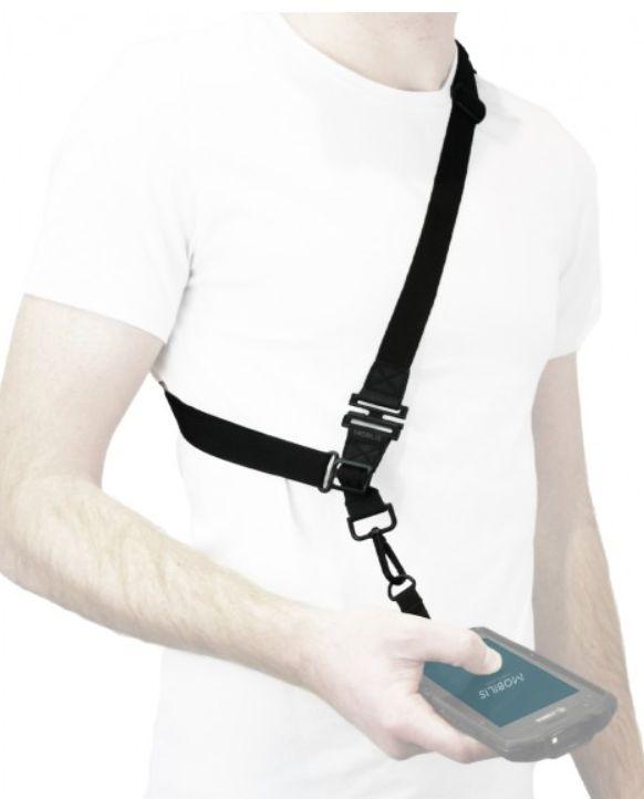 Mobilis 001084 tracolla Nero (UNIVERSAL BREAKAWAY SHOULDER - STRAP + TEXTILE HOOK - 1 ATTACHM)
