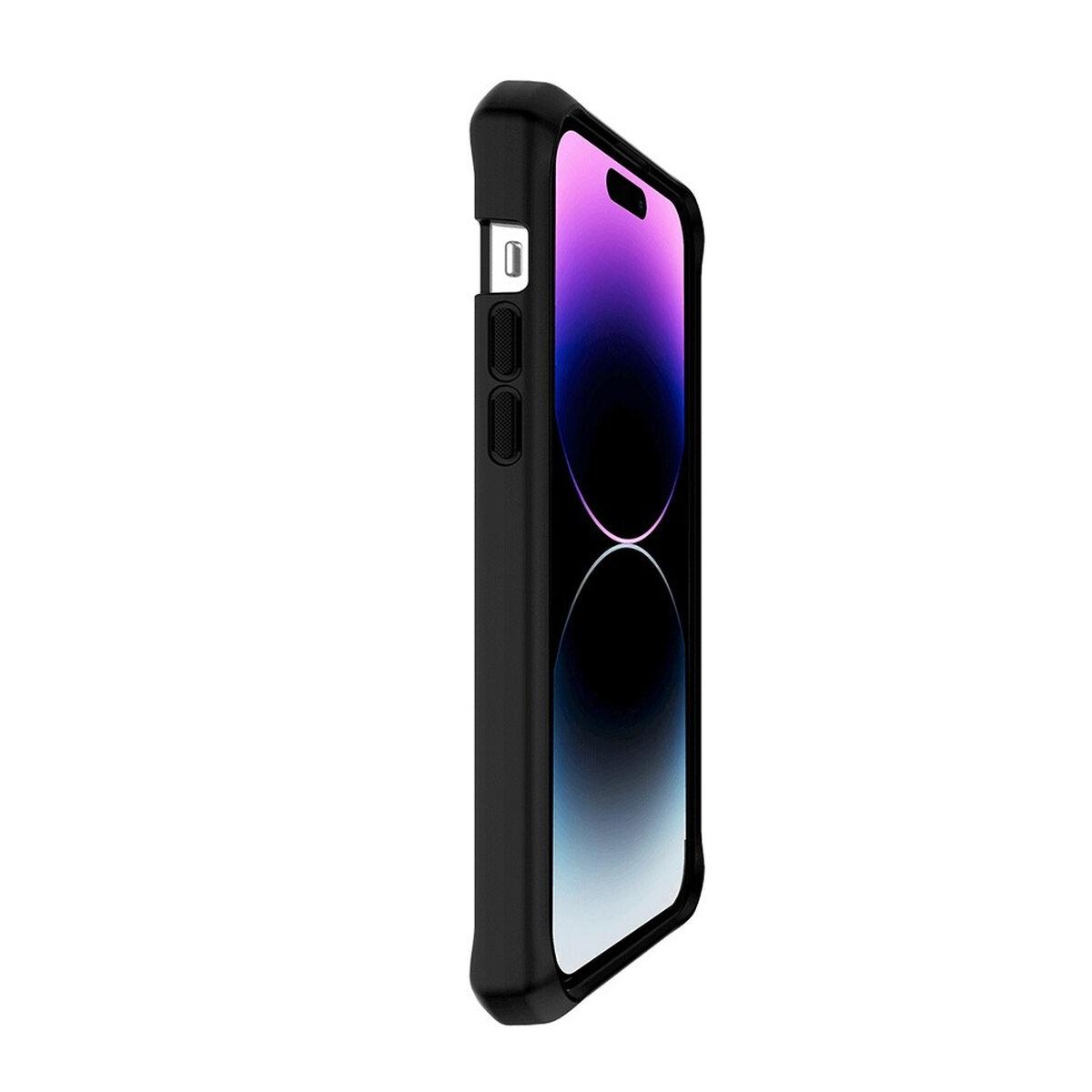 Mobilis 066052 custodia per cellulare 155 cm 6.1 Cover Nero (SPECTRUMR CASE FOR IPHONE 15 - IPHONE 14 SOLID BLK MAT SOFT BAG)