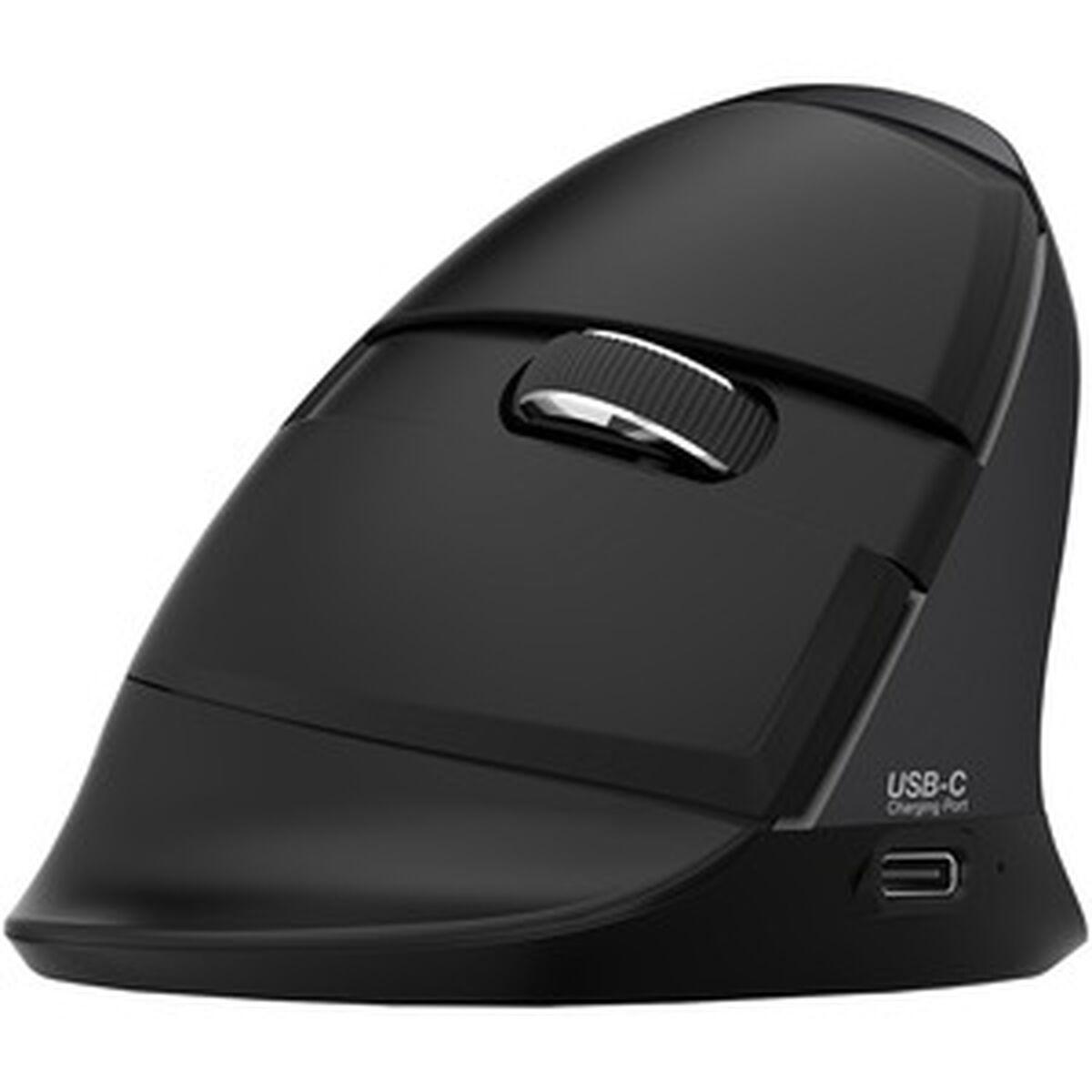 URBAN FACTORY ERGO PRO - SOURIS - VERTICAL - ERGONOMIQUE - POUR DROITIERS - 6 BOUTONS - SANS FIL - 2.4 GHZ BLUETOOTH 5.0 - RÉC