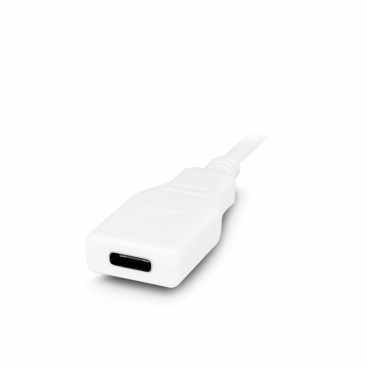 Urban Factory TCE01UF cavo USB 1 m USB 3.2 Gen 1 (3.1 Gen 1) USB C Bianco