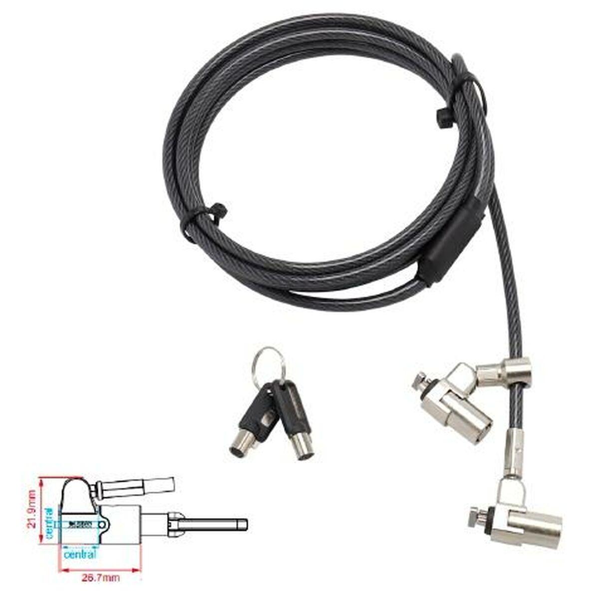 2 HEAD SECURITY LCK W 2 STD HEAD