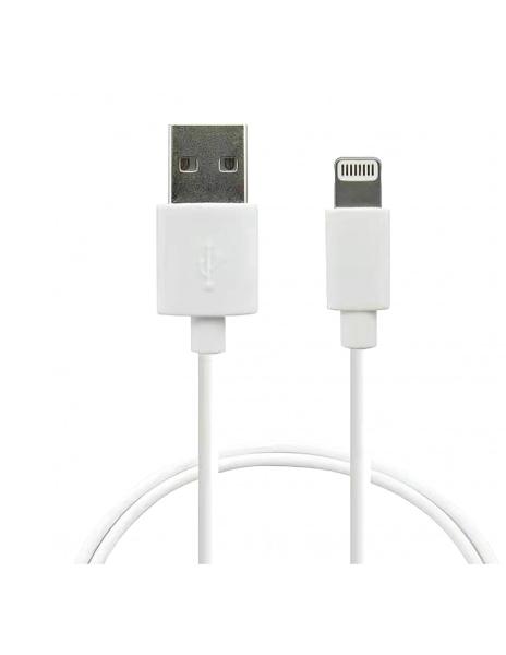 USB-A TO LIGHTNING MFI WHITE