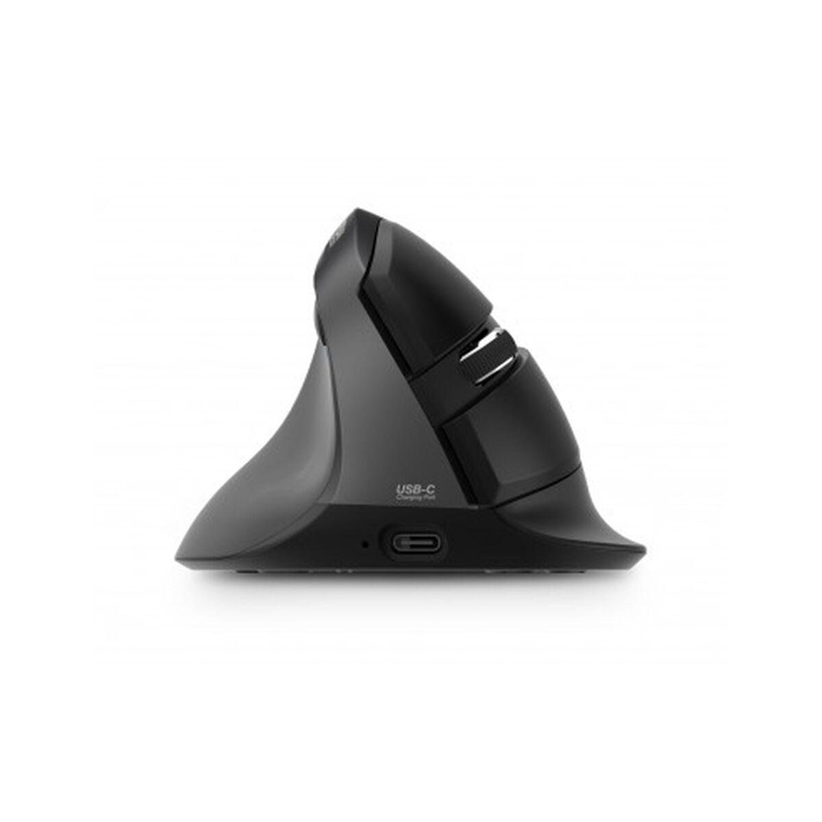 URBAN FACTORY ERGO PRO - SOURIS - VERTICAL - ERGONOMIQUE - POUR GAUCHERS - 6 BOUTONS - SANS FIL - 2.4 GHZ BLUETOOTH 5.0 - RÉCE
