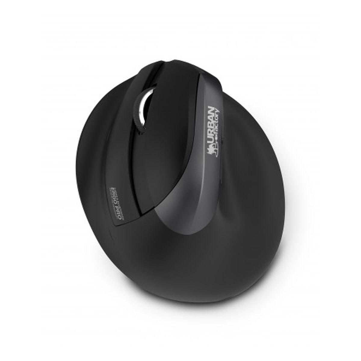 URBAN FACTORY ERGO PRO - SOURIS - VERTICAL - ERGONOMIQUE - POUR GAUCHERS - 6 BOUTONS - SANS FIL - 2.4 GHZ BLUETOOTH 5.0 - RÉCE