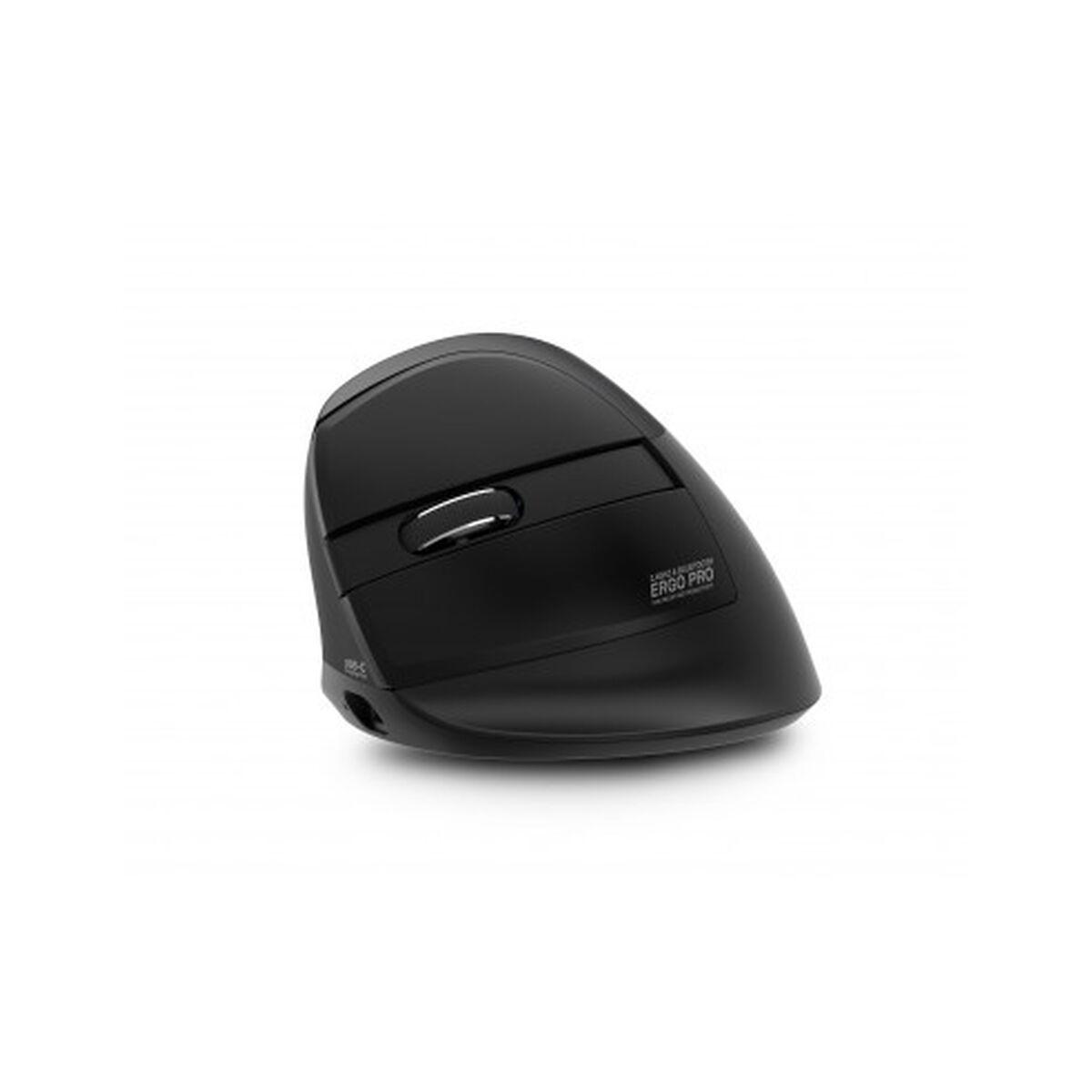 URBAN FACTORY ERGO PRO - SOURIS - VERTICAL - ERGONOMIQUE - POUR GAUCHERS - 6 BOUTONS - SANS FIL - 2.4 GHZ BLUETOOTH 5.0 - RÉCE