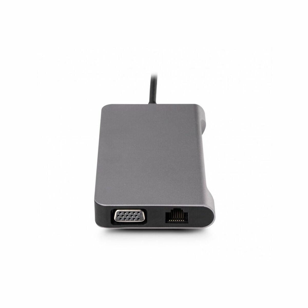 Urban Factory TCM16UF replicatore di porte e docking station per laptop Cablato USB 3.2 Gen 1 (3.1 1) Type-C Grigio [TCM16UF]
