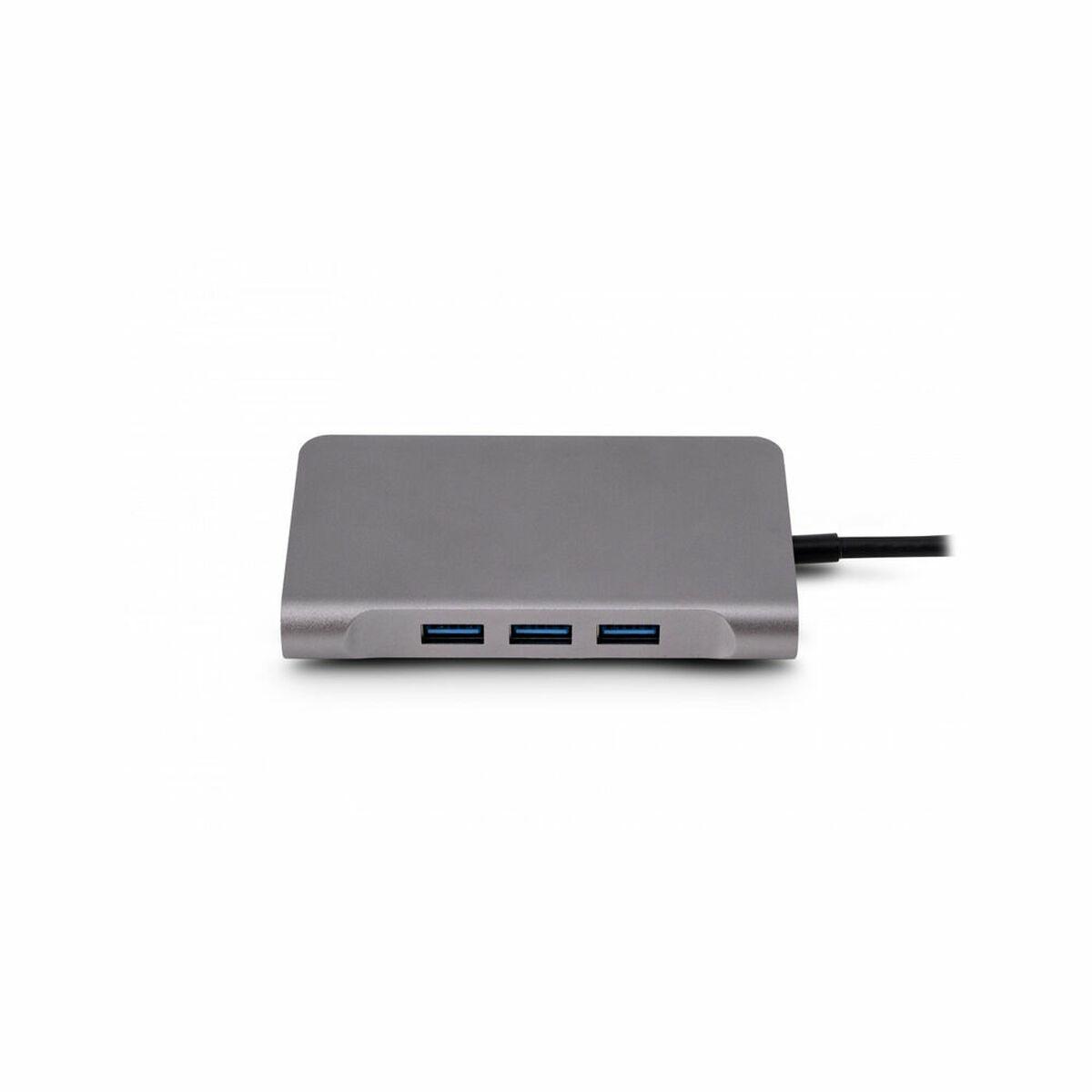 Urban Factory TCM16UF replicatore di porte e docking station per laptop Cablato USB 3.2 Gen 1 (3.1 1) Type-C Grigio [TCM16UF]