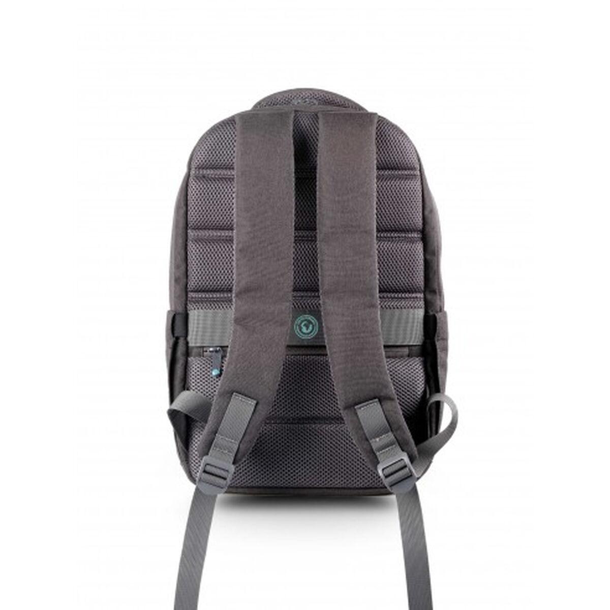 Urban Factory ELB14UF borsa per notebook 356 cm 14 Zaino Grigio (GREENEE ECO BACKPACK DOUBLE COMPARTMENT FOR NOTEBOOK 13/14in)